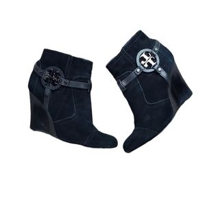 Tory Burch Black Ankle Booties